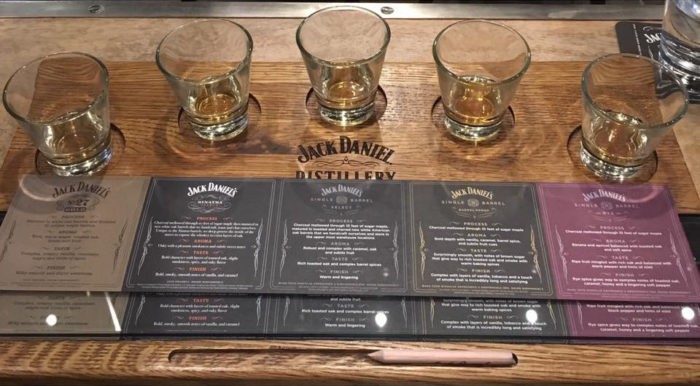 The Jack Daniel’s Tennessee Whiskey Tasting