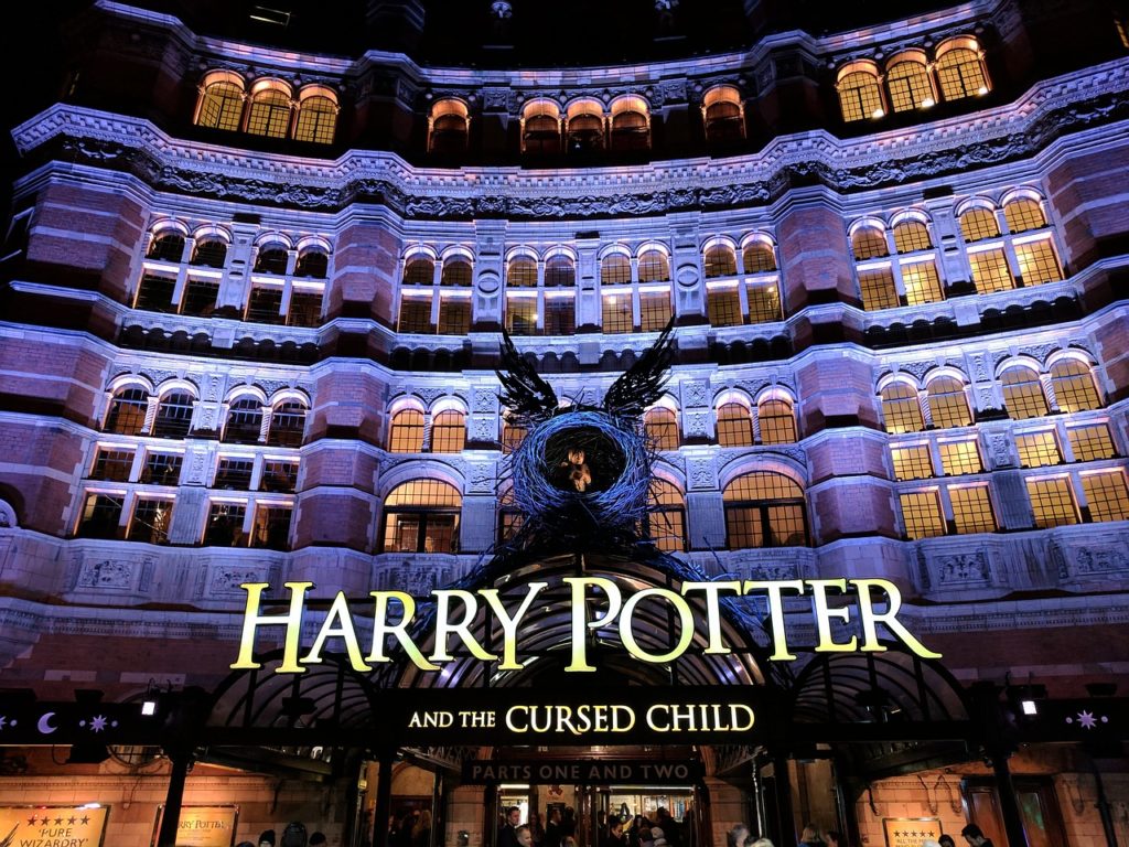 Harry Potter and the Cursed Child playing now at the Palace Theatre, London