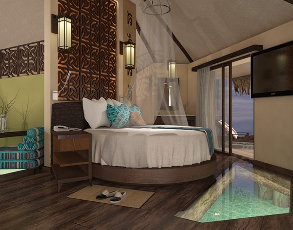Over the Water Suites are now Available Closer to Home 3 el dorado maroma bedroom