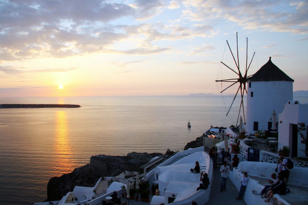 Santorini at Sunset