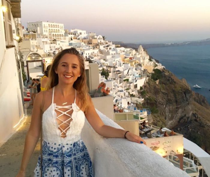 Travel Tuesday with Taylor to Santorini, Greece 3 All dressed up for the night...