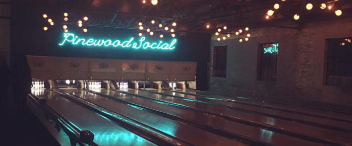 Travel Tuesday with Taylor to Nashville, Tennessee 6 Enjoying a 50’s night at Pinewood Social.