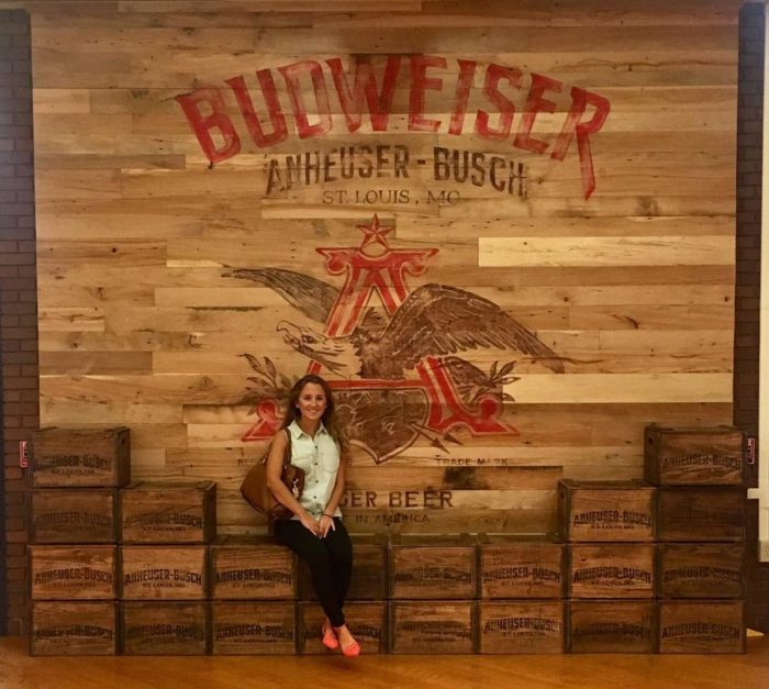 In a beer wonderland at Budweiser