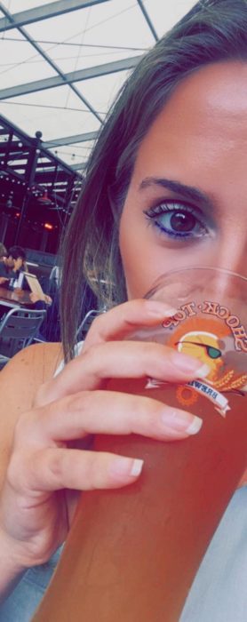 Travel Tuesday with Taylor to St. Louis, Missouri 12 Enjoying my freshly brewed beer!