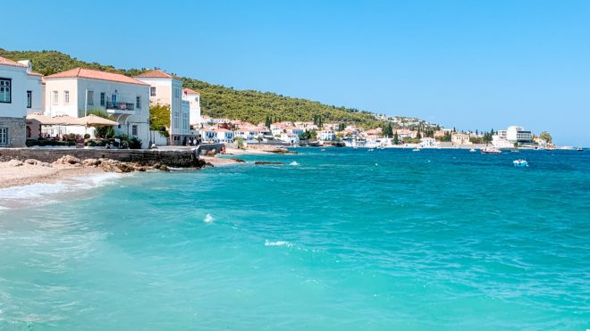 Spetses Port Greece