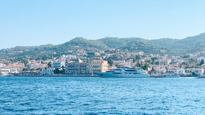 Spetses Port Greece