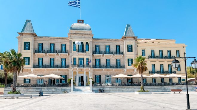 Spetses Port Greece