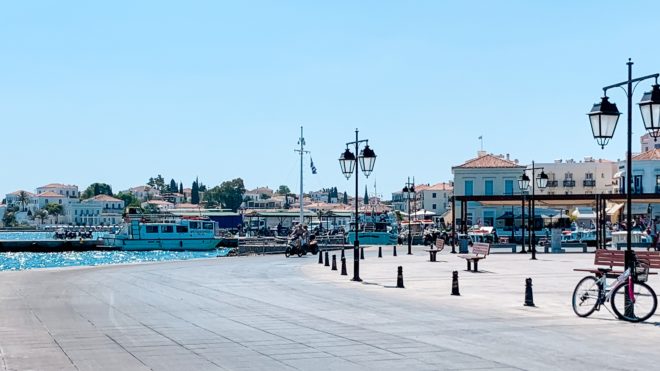 Spetses Port Greece