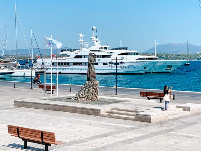 Spetses Port Greece