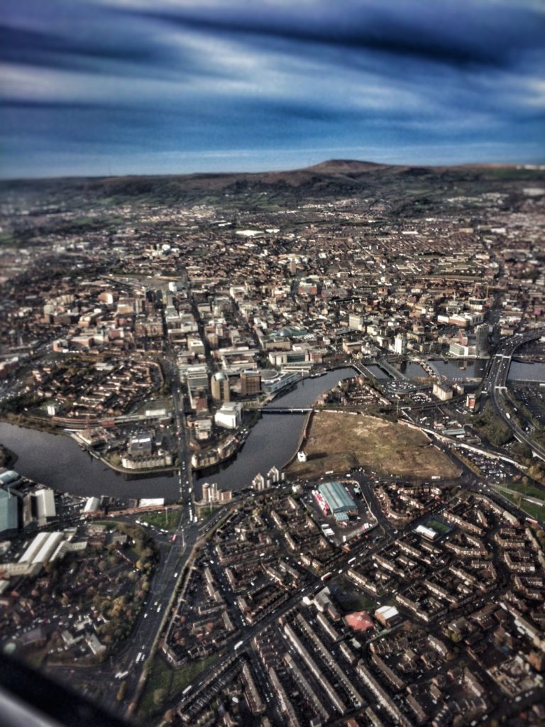 Belfast Aerial View Ireland
